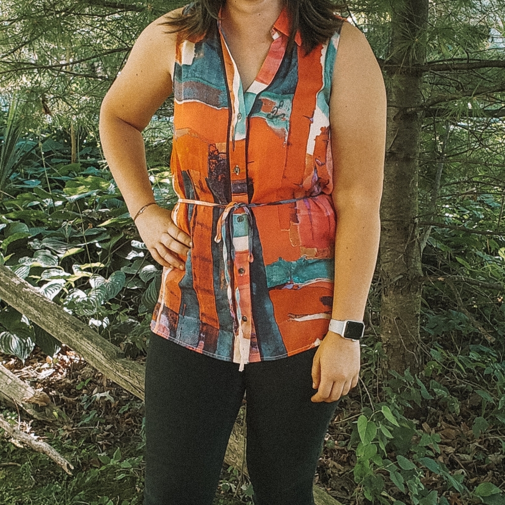 Bright Coral Summer Tank